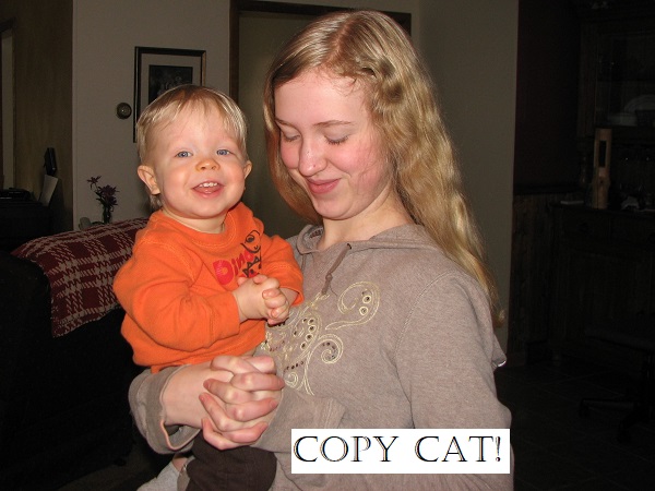 Children mirror what they see. 2