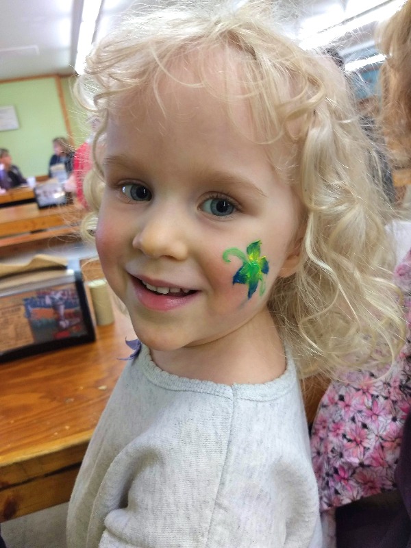 Charis 3 facepaint